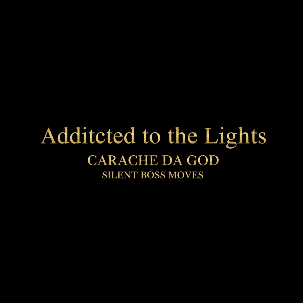 Addicted to the Lights Hip-Hop Single Cover Art – Carache da god – Silent Boss Moves